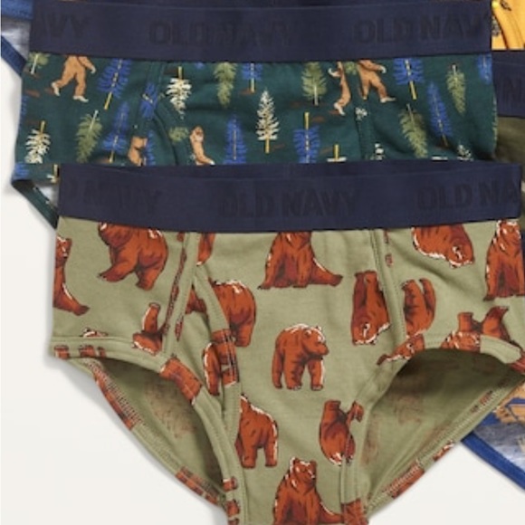 🦕 🐻 🦖 Boys Briefs 7 Pack Wild Animals - Picture 3 of 8